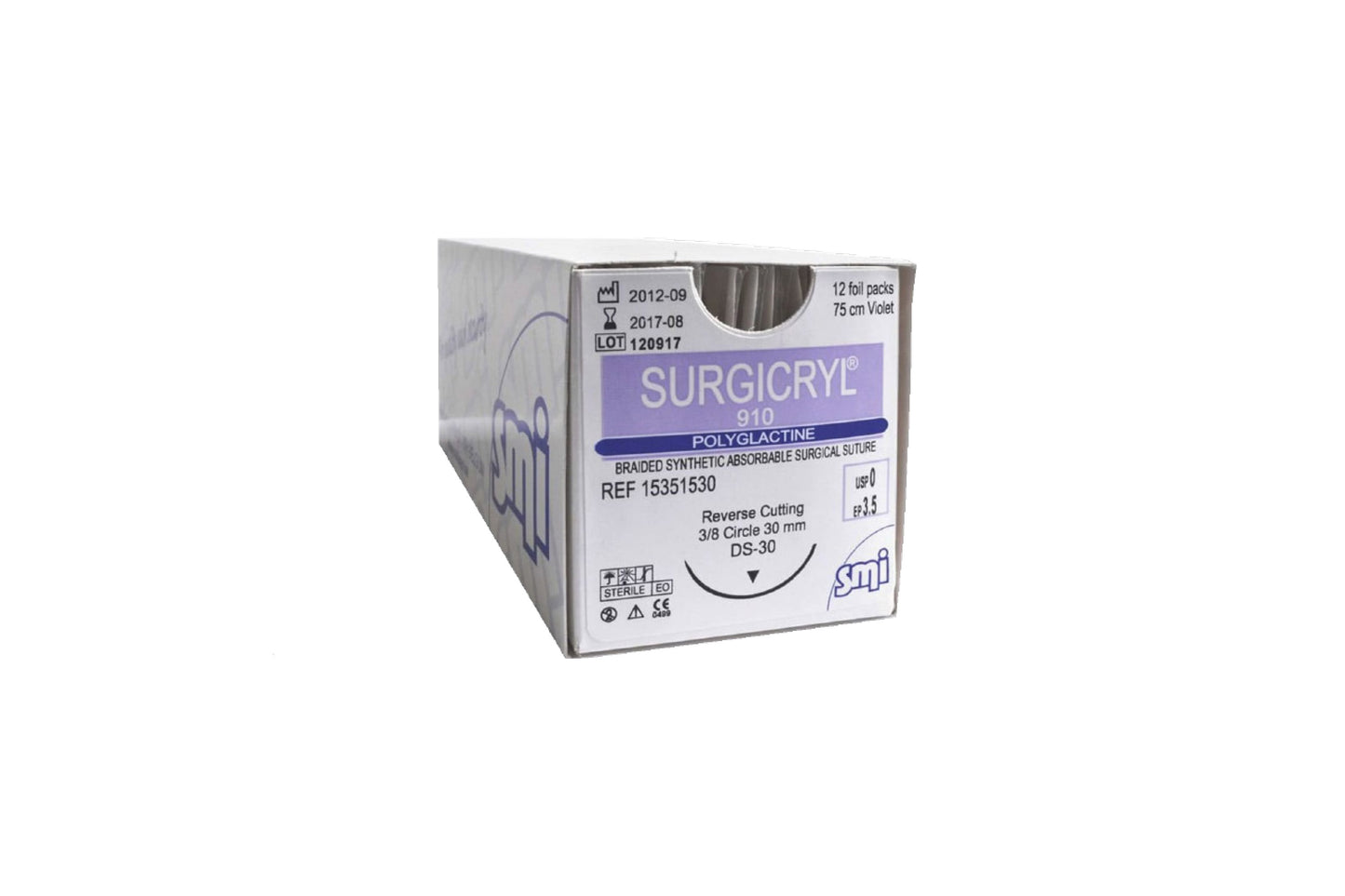 SURGICRYL RAPID  Ø 3.0  CIRC. 3/8 - 19.MM