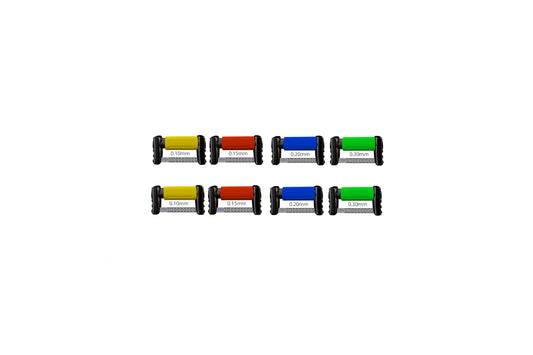 MAGIC STRIP SYSTEM. RICAMBI 10 STRISCE 1 LATO ABRASIVO. GRANA MEDIA