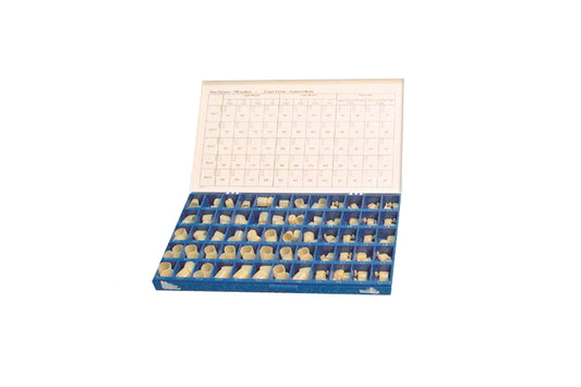 KIT CORONE PROVVISORIE POST. IN POLICARBONATO 120 PZ