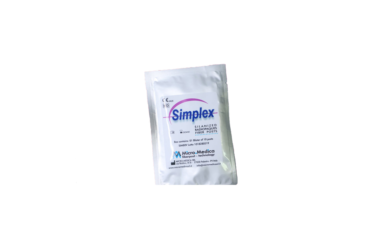 PERNI SIMPLEX  IN FIBRA DI VETRO DIAM. 1,4