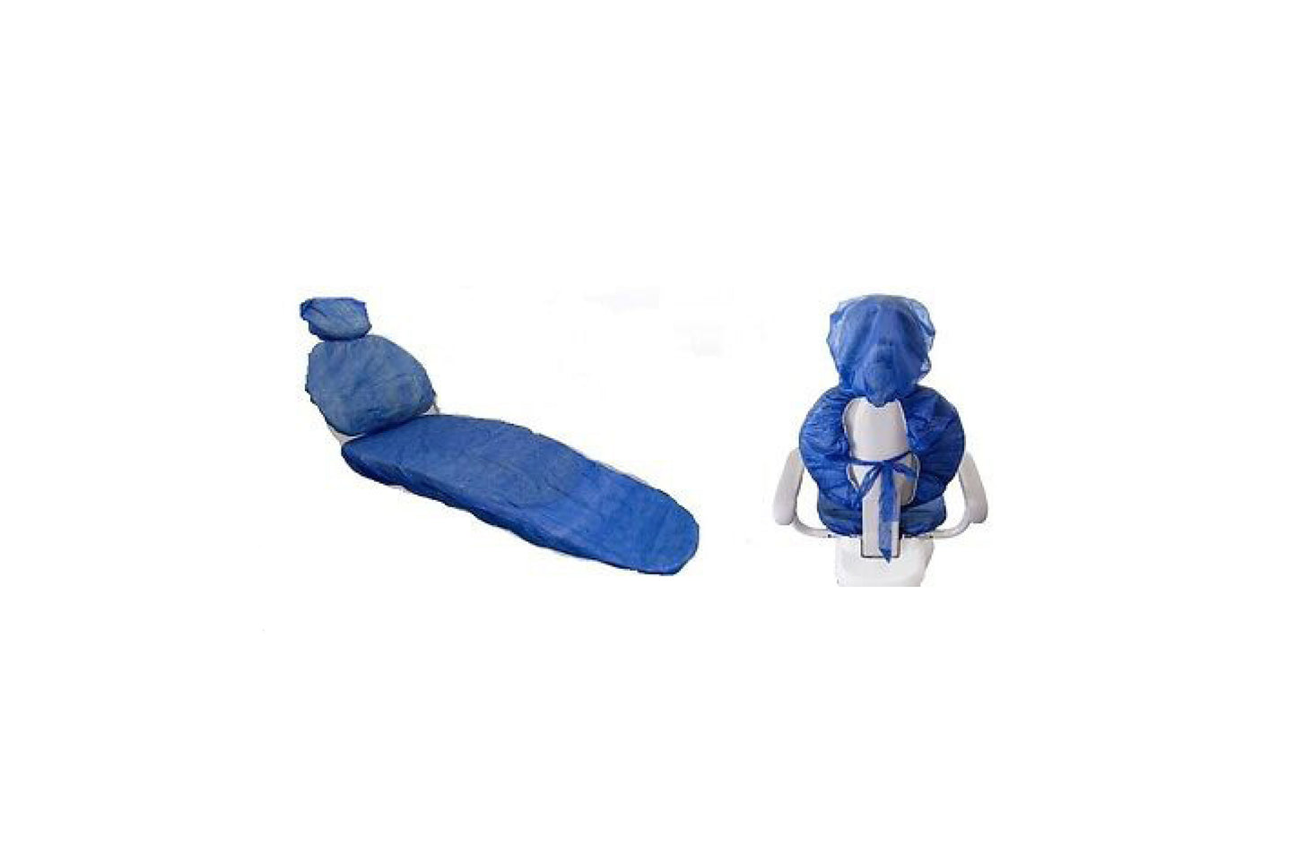 COPRIPOLTRONA E SCHIENALE AZZURRO PERFECTO 25 PEZZI DISPOTECH