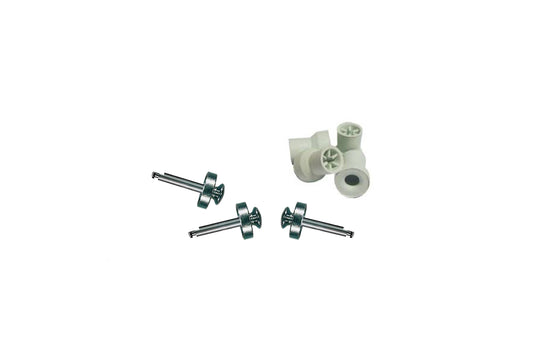 COPPETTE GOMMA 144pz + 3 MANDRINI