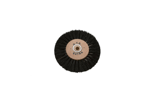 SPAZZOLA CIRCOLARE NERA C/LEGNO diam. 80