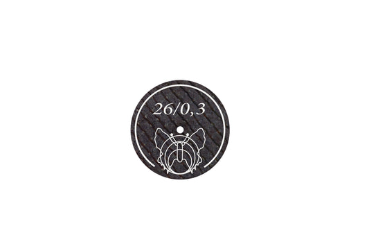 DISCHI SEPARATORI RINFORZATI 26 X 0,3 MM 20 PZ.